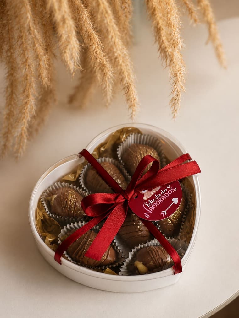 Coração de Amor — biscoitos decorados para o Dia dos Namorados